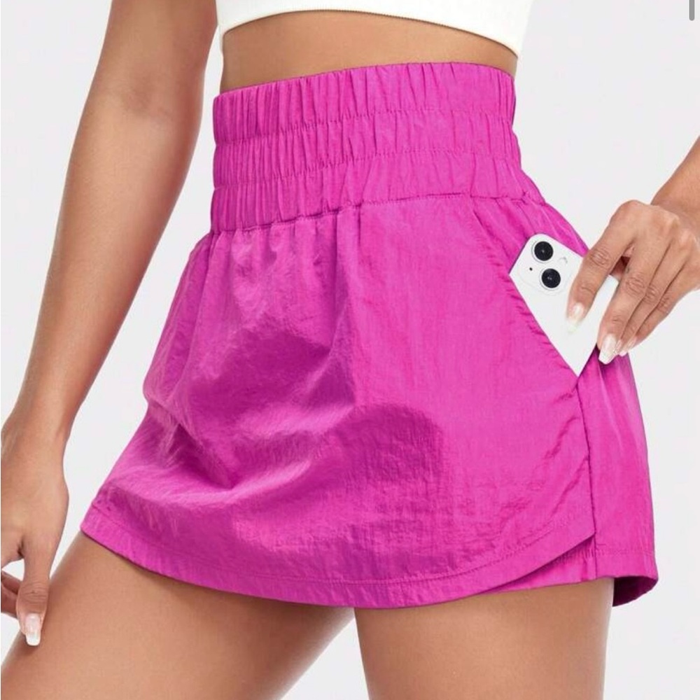 Hot Pink Windbreaker Tennis Skort – Size Small